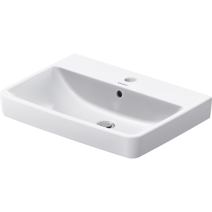 Duravit 23756500002 - Falra szerelhető D-NEO mosdó 65x46 cm kerámia/fényes fehér