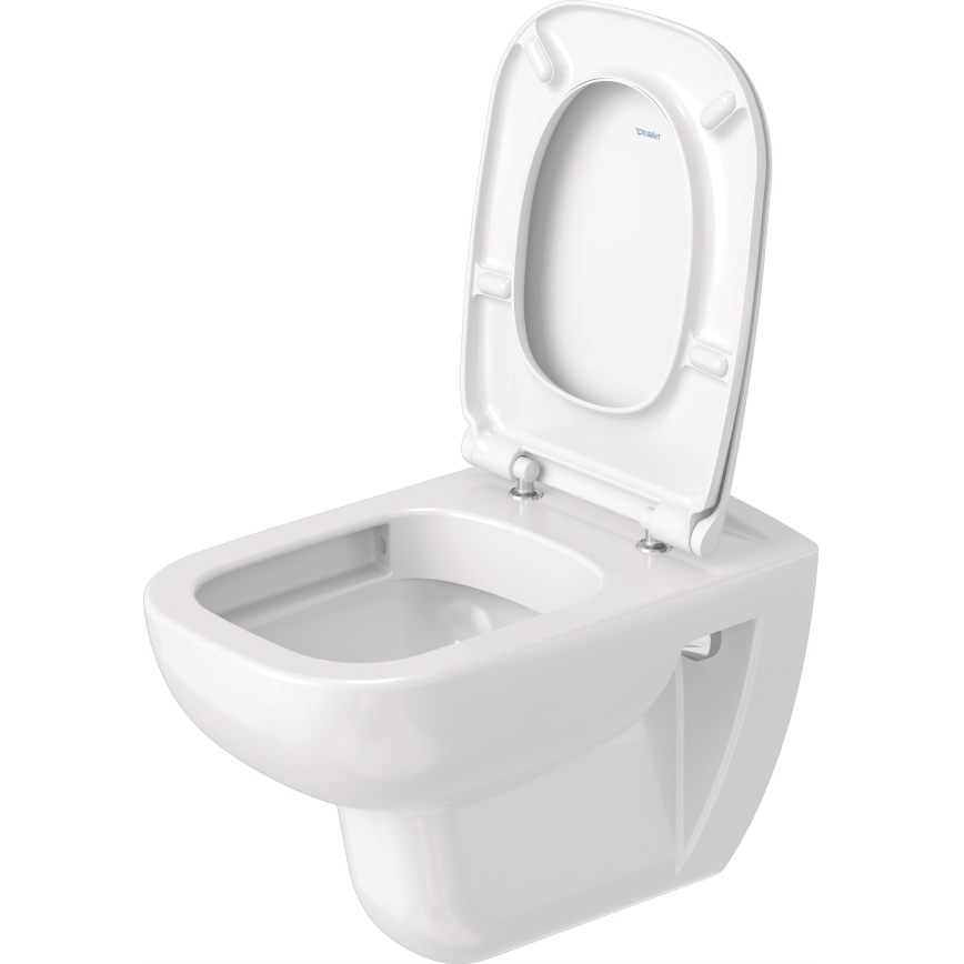Duravit 25700920002 - Függesztett perem nélküli WC D-CODE kerámia/fényes fehér