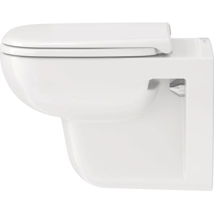 Duravit 25700920002 - Függesztett perem nélküli WC D-CODE kerámia/fényes fehér