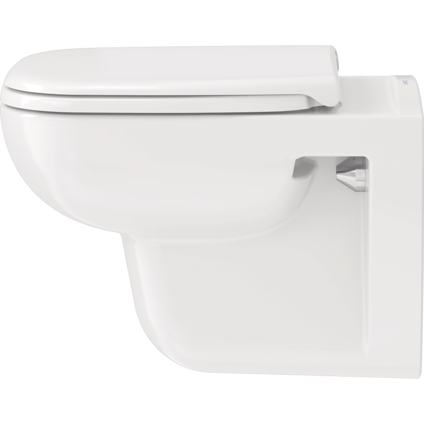 Duravit 25700920002 - Függesztett perem nélküli WC D-CODE kerámia/fényes fehér