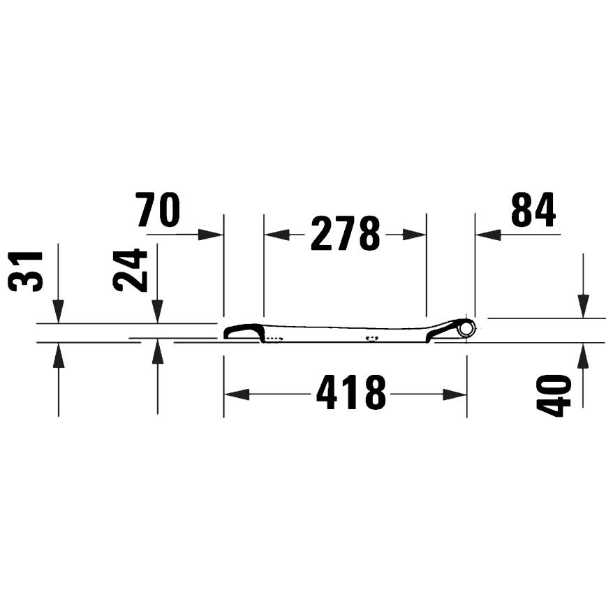Duravit 28210000 - WC-ülőke D-CODE 37,4x43,3 cm fehér