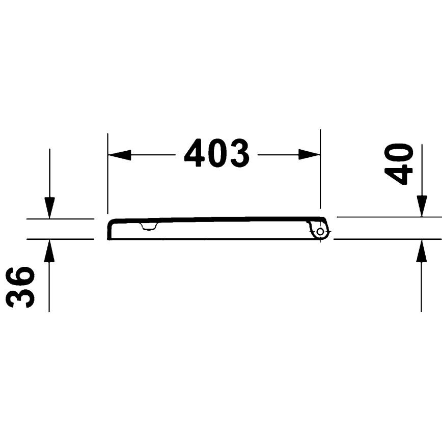 Duravit 28310000 - WC-ülőke D-CODE 37,4x42 cm fehér