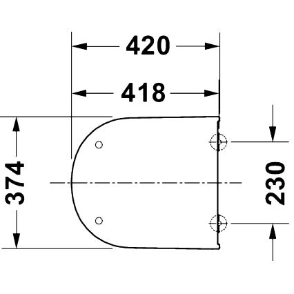 Duravit 28310000 - WC-ülőke D-CODE 37,4x42 cm fehér