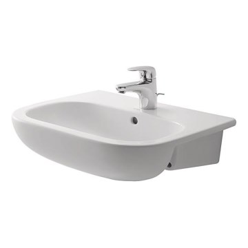 Duravit 339550000 - Süllyesztett mosdó D-CODE 55x44 cm, kerámia/fényes fehér