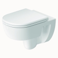 Duravit 45130900B2 - Függesztett perem nélküli WC SoftClose ülőkével D-CODE kerámia/fényes fehér