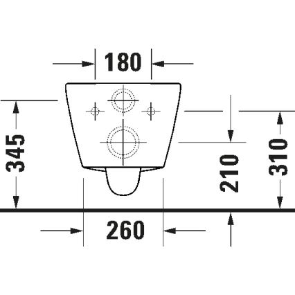 Duravit 49030900B2 - Függesztett WC ülőkével D-CODE kerámia/fényes fehér
