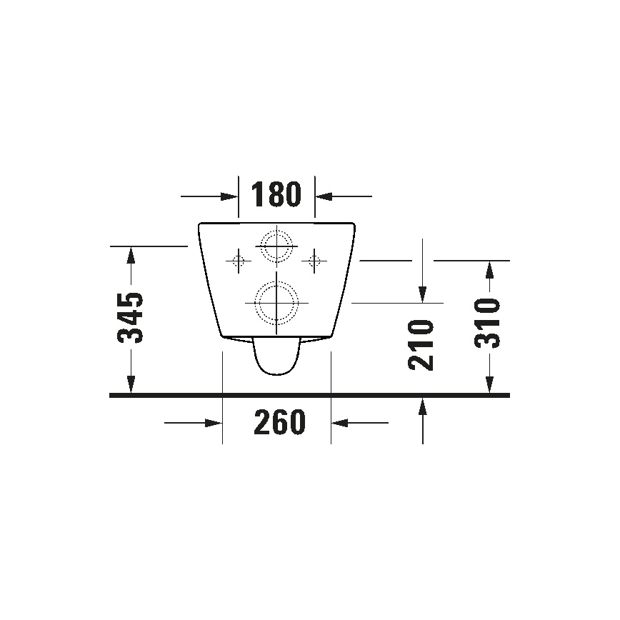Duravit 49030900B2 - Függesztett WC ülőkével D-CODE kerámia/fényes fehér