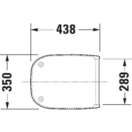 Duravit 67390099 - WC ülőke SoftClose D-CODE 35x43,8 cm fehér