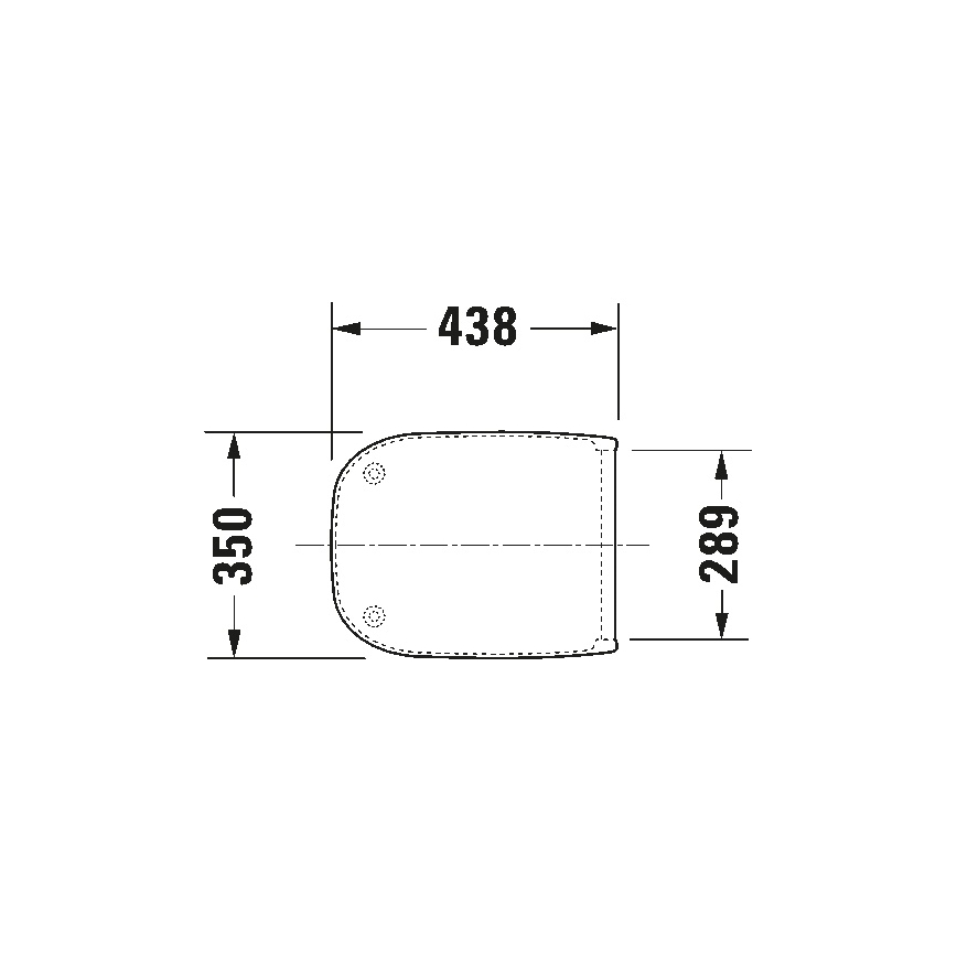 Duravit 67390099 - WC ülőke SoftClose D-CODE 35x43,8 cm fehér