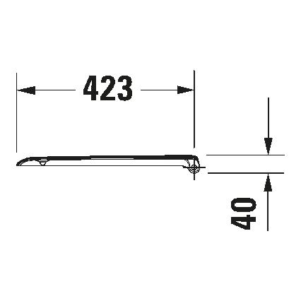 Duravit 67390099 - WC ülőke SoftClose D-CODE 35x43,8 cm fehér
