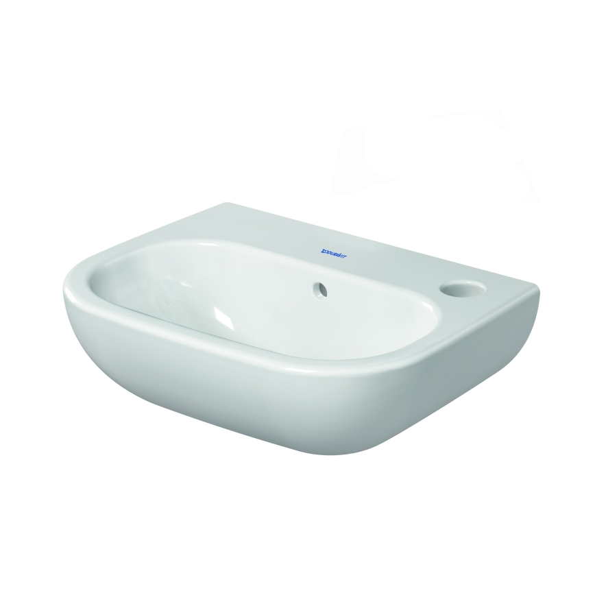 Duravit 7053600082 - Függesztett mosdó D-CODE 36x27 cm kerámia/fényes fehér