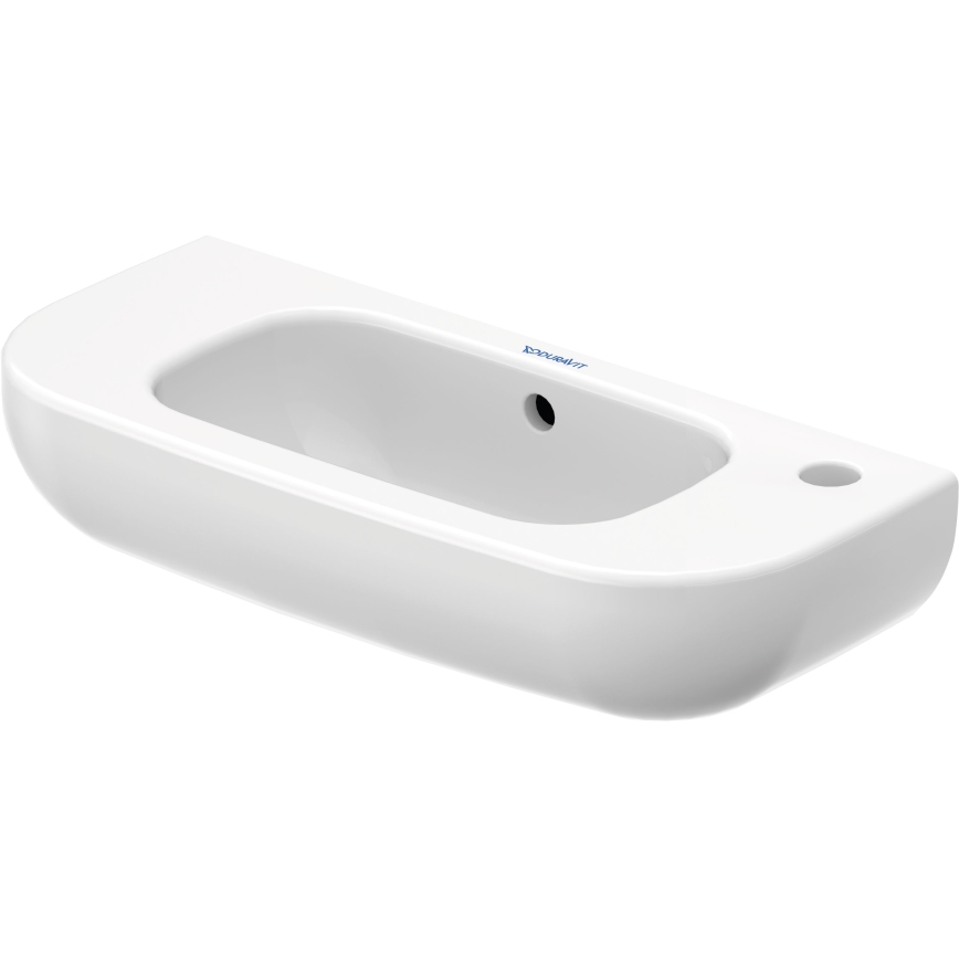 Duravit 7065000082 - Falra szerelhető mosdó D-CODE 50x22 cm kerámia/fényes fehér