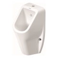 Duravit 828300000 - Piszoár perem nélküli D-CODE, felső vízcsatlakozás, hátsó kifolyás, kerámia/fényes fehér