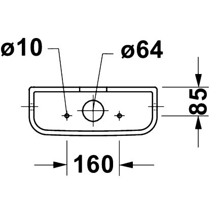 Duravit 9530000852 - WC-öblítőtartály D-CODE 4,5/3l kerámia/fehér
