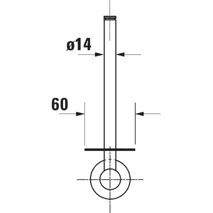 Duravit 99151000 - D-CODE WC-papírtartó, fényes króm