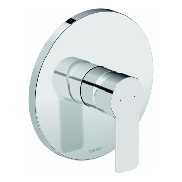 Duravit DC4210010010 - D-CODE falba építhető zuhanycsaptelep, fényes króm