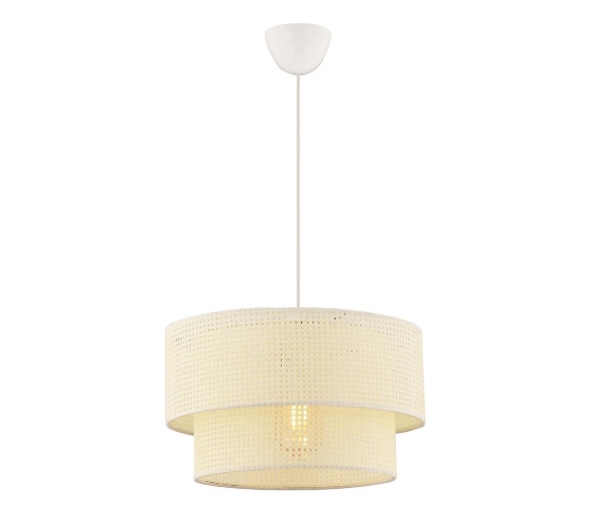 ECHO krémszínű kábeles függeszték 1x E27/60W/230V 390FLH2514