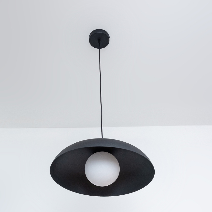 ECLIPSE kábeles függőlámpa 1xE27/15W/230V fekete
