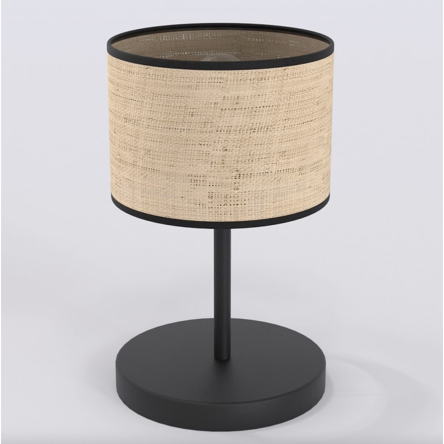 ECO asztali lámpa 1xE27/15W/230V bézs/rattan