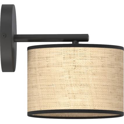 ECO fali lámpa 1xE27/15W/230V bézs/rattan