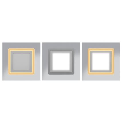 LED Beépíthatő lámpa DUO LED/18W/230V + LED/6W