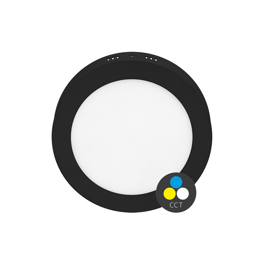 LED Mennyezeti lámpa LADA LED/12W/230V 3000/4000/6000K átm. 17 cm fekete
