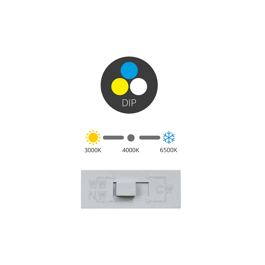 LED mennyezeti lámpa TONY LED/12W/230V 3000/4000/6500K 12x12 cm fehér