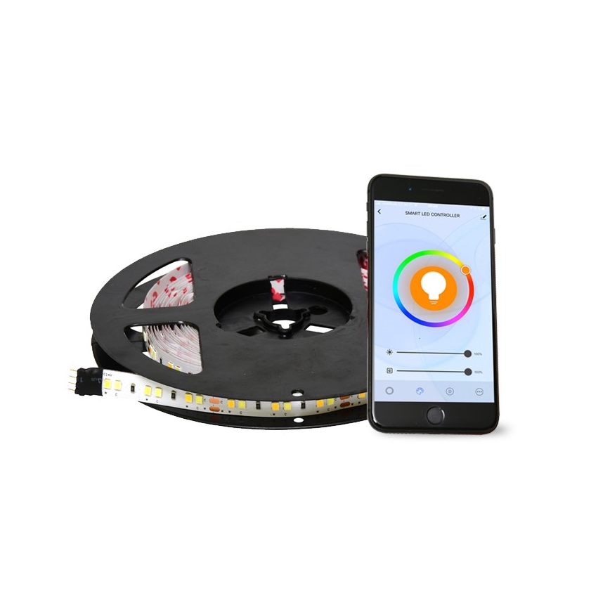 LED RGB Dimmelhető szalag Wi-Fi 5 m LED/48W/230V TUYA + távirányító