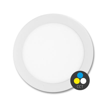 LED Fürdőszobai beépíthető lámpa LADA LED/12W/230V 3000/4000/6000K átm. 17 cm IP44 fehér