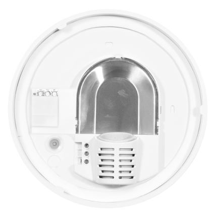 Kültéri mennyezeti lámpa érzékelővel HECTOR 1xE27/60W/230V átm. 25 cm IP44 opál fehér