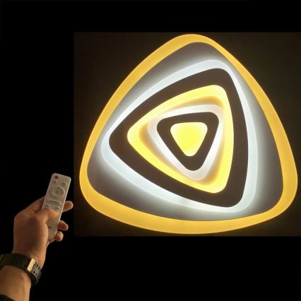 Ecolite WALP03-60W/LED - LED Szabályozható mennyezeti lámpa VELA LED/60W/230V + távirányító