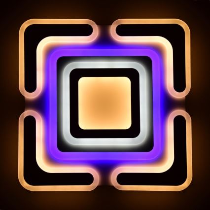 LED Dimmelhető mennyezeti lámpa TIPO LED/120W/230V 2700-6500K többszínű + távirányító