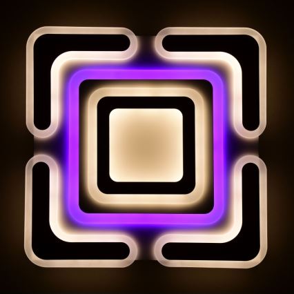 LED Dimmelhető mennyezeti lámpa TIPO LED/120W/230V 2700-6500K többszínű + távirányító