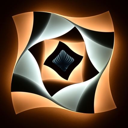 LED Dimmelhető mennyezeti lámpa INDI LED/70W/230V 2700-6500K többszínű + távirányító