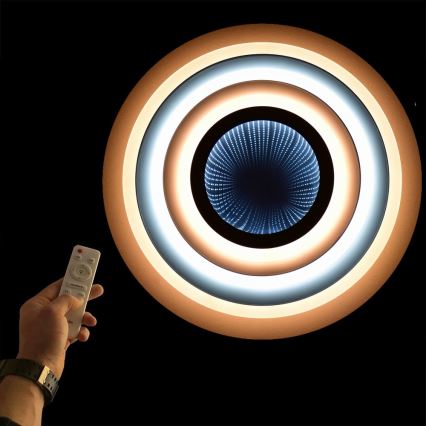 Ecolite WALP7137-3D/LED - LED Szabályozható mennyezeti lámpa LED/70W/230V + távirányító