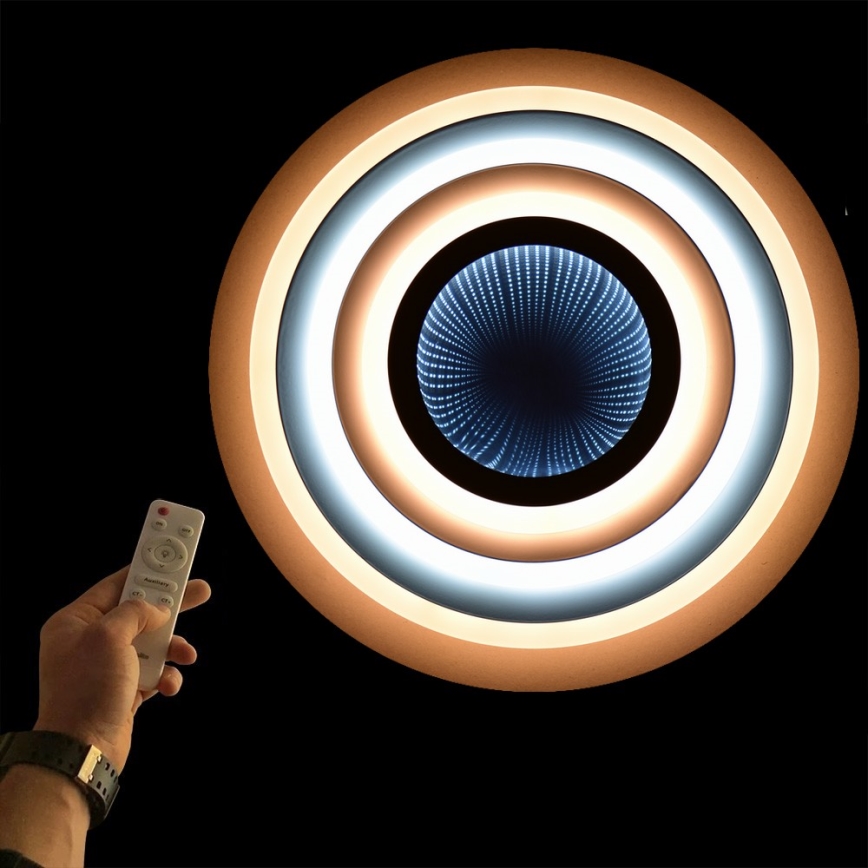 Ecolite WALP7137-3D/LED - LED Szabályozható mennyezeti lámpa LED/70W/230V + távirányító