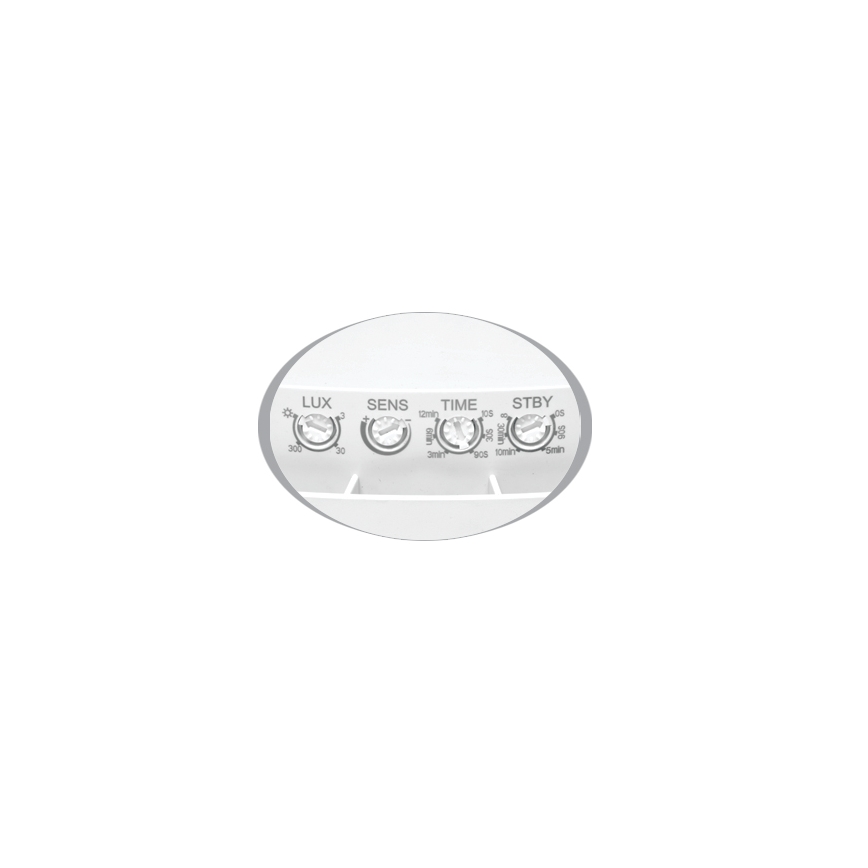 LED kültéri mennyezeti lámpatest mozgásérzékelővel MOVA LED/16W/230V IP65