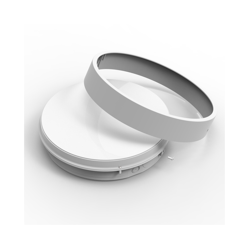 LED Kültéri mennyezeti lámpa érzékelővel MARTIN LED/25W/230V 3000/4000K átm. 35 cm IP65 fehér