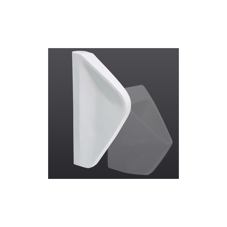 EcoStep 33001 - Piszoár elválasztó fal 57,5x36 cm kerámia/fehér