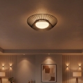 Eglo 200842 - PIASTRE LED mennyezeti lámpa LED/8,2W/230V Ø 39 cm fekete