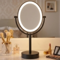 Eglo 201599 - Kozmetikai tükör LED háttérvilágítással LED/4W/4xAA IP65 fekete