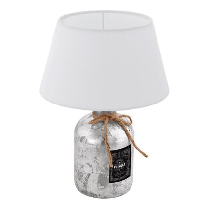 Eglo 202115 - Asztali lámpa MOJADA 1xE27/40W/230V fehér
