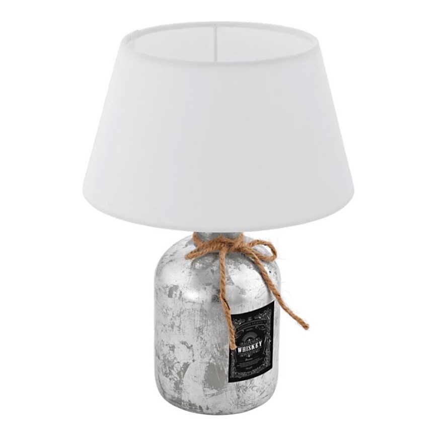 Eglo 202115 - Asztali lámpa MOJADA 1xE27/40W/230V fehér