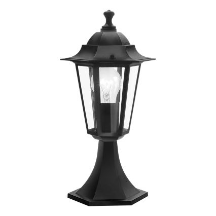 Eglo - kültéri lámpa 1xE27/60W fekete IP44