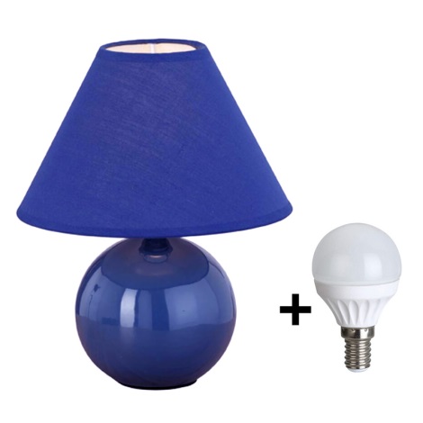 Eglo 23872 - LED Asztali lámpa TINA 1xE14/5W/230V kék
