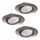 Eglo - 3 darabos LED beépíthető lámpa szett TEDO 1xGU10-LED/5W/230V