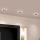Eglo - 3 darabos LED beépíthető mennyezeti lámpa szett, LED/4,8W/230V, fekete