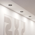 Eglo - 3 darabos LED beépíthető spotlámpa szett 1xGU10/4,5W/230V fekete
