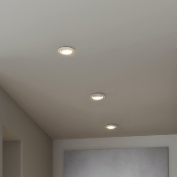 Eglo - 3 darabos LED süllyesztett spotlámpa készlet 1xGU10/4,5W/230V fehér