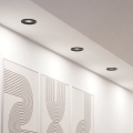 Eglo - 3 darabos szett LED RGBW dimmelhető beépíthető mennyezeti lámpa LED/4,7W/230V 2700-6500K fekete